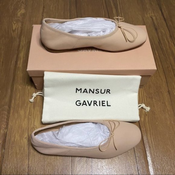 Mansur Gavriel Shoes - NIB Mansur Gavriel Ballerina Flats Rosa Women Size 37.5